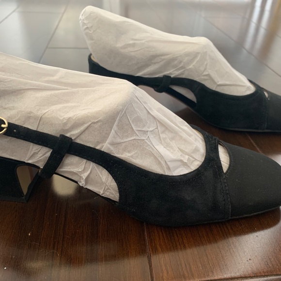 Sam Edelman Low Heel Tarra Slingbacks - Picture 5 of 5